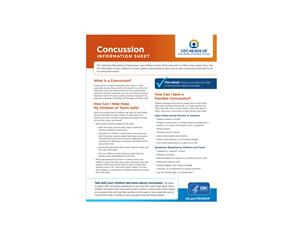CDC HEADS UP CONCUSSION